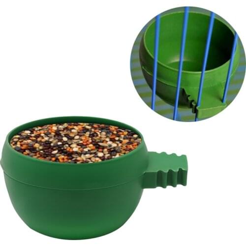 5 Pcs/set Mini Bird Parrot Food Water Bowl Feeder Plastic Pigeons Birds Cage Sand Cup Feeding Holder Bird Feeder