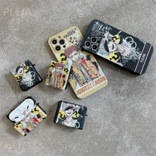 Fashion Cute Anime Wireless Headphone Case For Apple AirPods 1 2 3 Soft Silicone Protective Cover For Air Pods Pro Box Cases