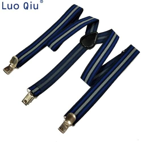 2019 Mens Suspenders Y-back Adjustable Suspender Clip-on Elastic Brace Women Belts Straps