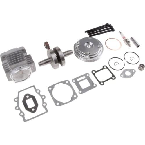 Gas Engine Motor Kits DIY Dirt Bike 49cc 2 Stroke Big Bore Top End Kit Stable Performance