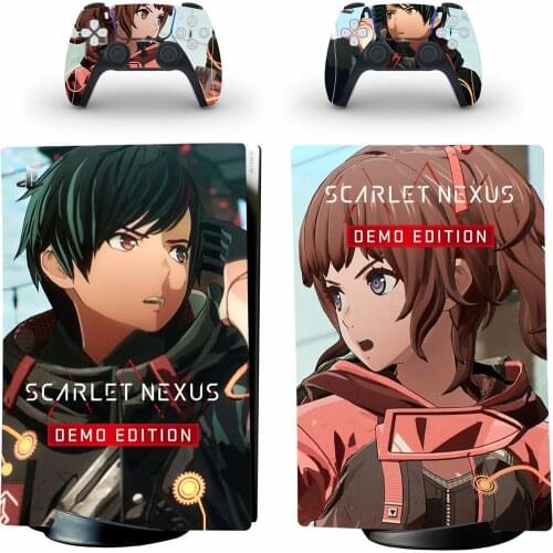Demo Digital Edition Skin Sticker for Playstation 5 Console & 2 Controllers Decal Vinyl Protective Skins Style 1