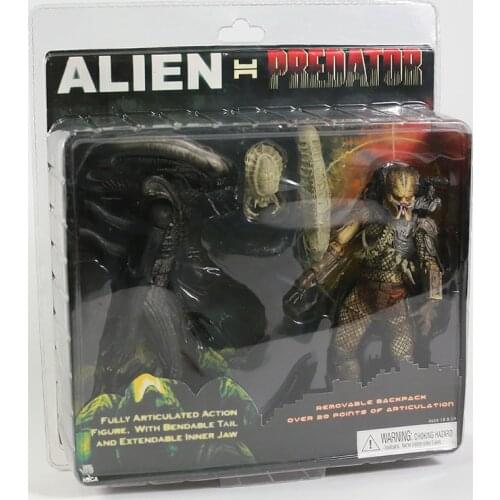 NECA AVP Alien VS. Predator 7" Action Figure Collection Toy 2-pack