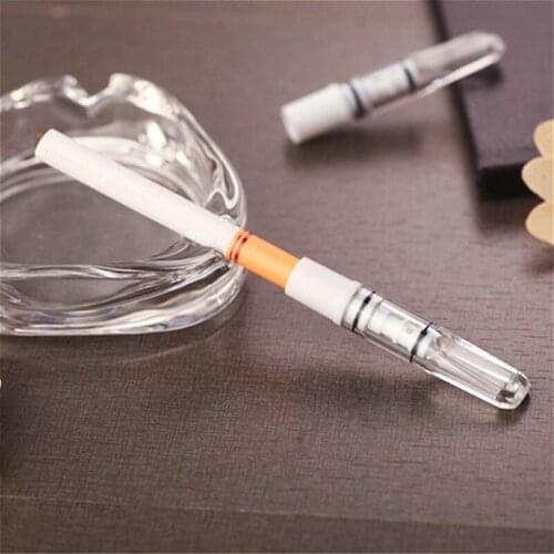 Ashtray Novelty Mini Style Cigarette Filter Food Grade Plastic Cigarette Holder Mouthpiece Filtration Cleaning Gifts for Men