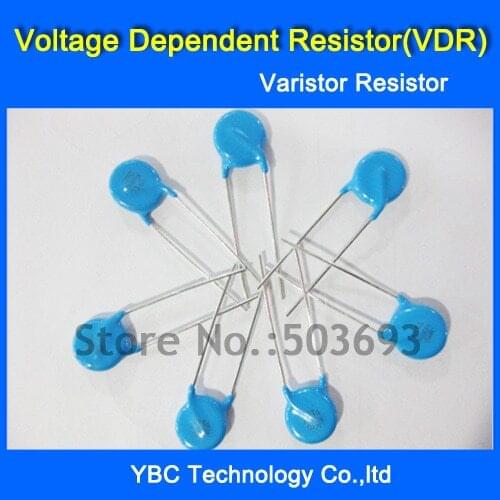 Free Shipping 100pcs/lot Voltage Dependent Resistor VDR 07D390K 07D-390K Varistor Resistor