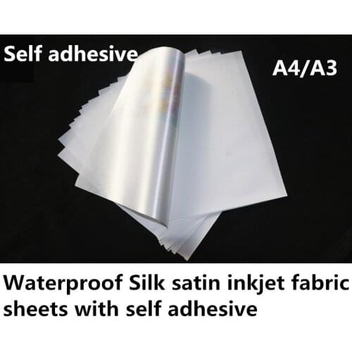 Self adhesive Water Resistant Inkjet Silk Canvas Sheets Supplier for digital printing canvas