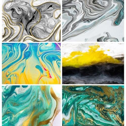 SHENGYONGBAO Art Fabric Colorful Gradient Painted Photography Backgrounds Abstract Marble Backdrops Studio Props 201023CSH-03