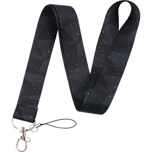 30pcs Diamond Night Sky Stars Classical Style Lanyard For keys The 90s Phone Working Badge Holder Neck Straps Phone Hang Ropes