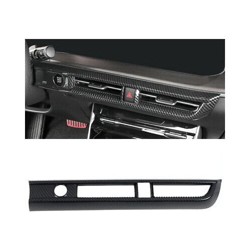 LHD Carbon Fiber Middle Console Air Vent Cover Trim For Kia Optima K5 2020-2021