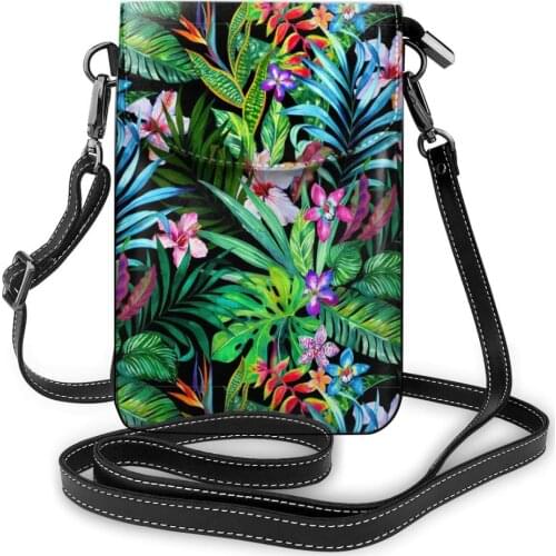 Leaf Shoulder Bag Leaf Leather Bag Trend Small Women Bags Student Crossbody Street Pattern Multifunction Purse