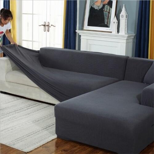 Polar Fleece Fabric Universal Sofa Cover Euro Sofa Covers For Living Room Stretch Sectional Corner Sofa Cover Plaids On The Sofa