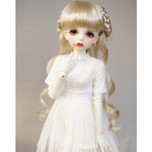 1/3 1/4 BJD MSD doll clothes,Fashion DDL White doll dress one set sell free shipping