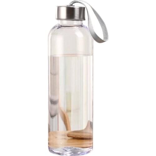 300/400/500ml Plastic Outdoor Sports Bottle Leak-Proof Travel Cup Portable Space Cup Bicycle Carrying Practical Cup Juicer