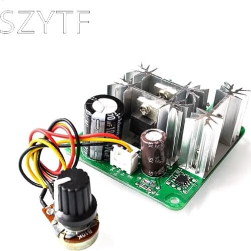 CCMHCN DC Motor Speed Controller PWM Speed Adjustable Regulator PLC 6V-90V 15A in Stock Hot Sale