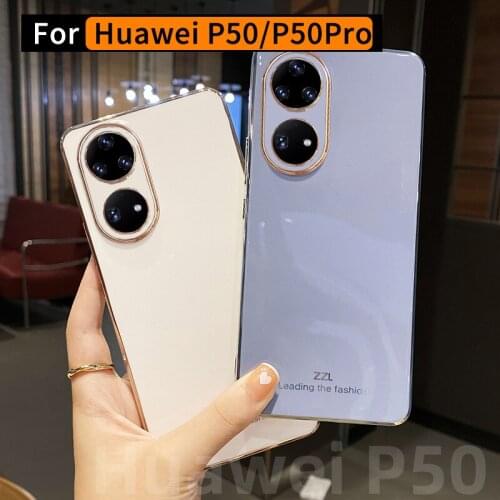 Case for Huawei P50pro, Huawei P50 Phone Case Silicone All-Inclusive Soft Case Ultra-Thin Solid Color