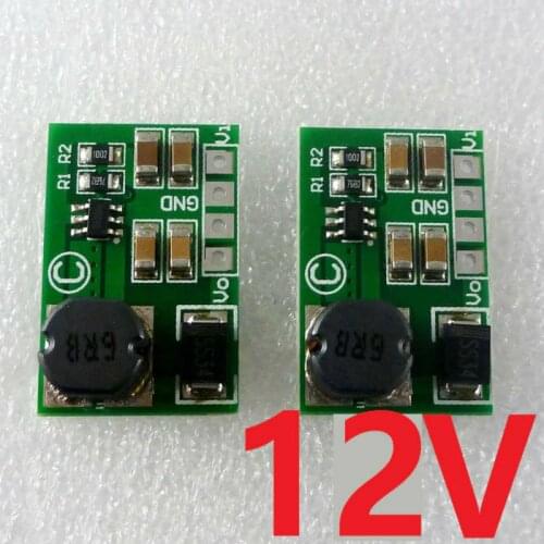 DD2424SA_12V*2 2pcs 12W 3.7V 5V 6V 9V to 12V DC-DC Converter Boost Module for Wifi Ethernet router PTZ IP Camera