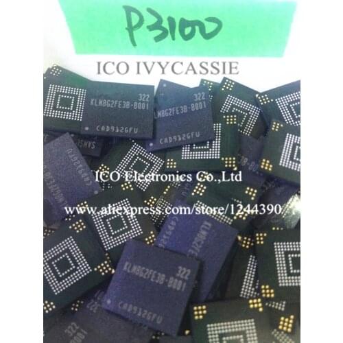 For Samsung P3100 eMMC 8GB Memory nand flash chip IC programmed with firmware