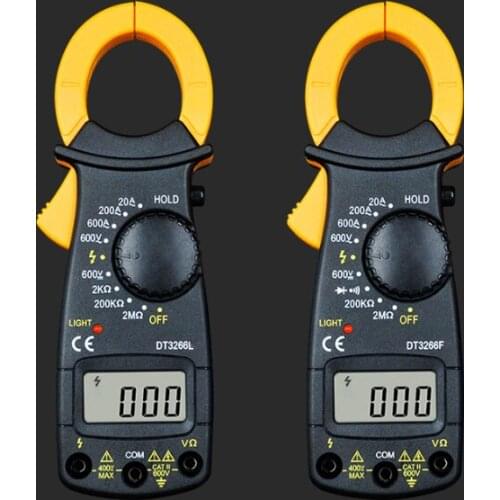 DT3266L Handheld Digital Clamp Ammeter Multifunctional Digital Multimeter Multiple Gears Available NCV Non-contact Measurement