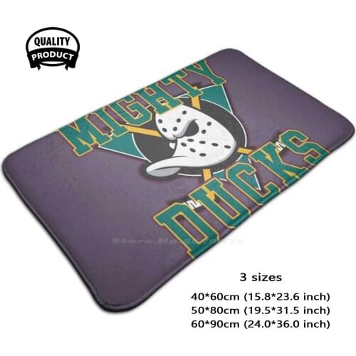 Door Mat Foot Pad Home Rug Cartoons Old Logos Hockey Vintage