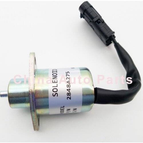 FUEL SHUTDOWN SOLENOID VALVE SHUTOFF STOP SOLENOID 2848A275 2848A279 1457906 SA-4934-12