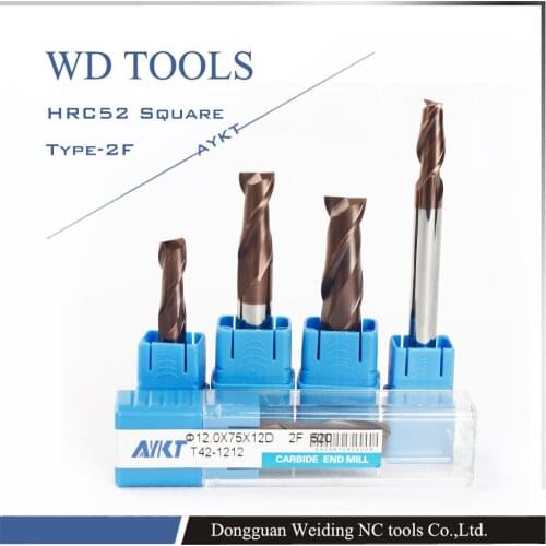 2PCS Of 10.0X150LX10D MIcro Grain Carbide End mill Cutter CNC Milling Bit For Steel Milling with 2flute