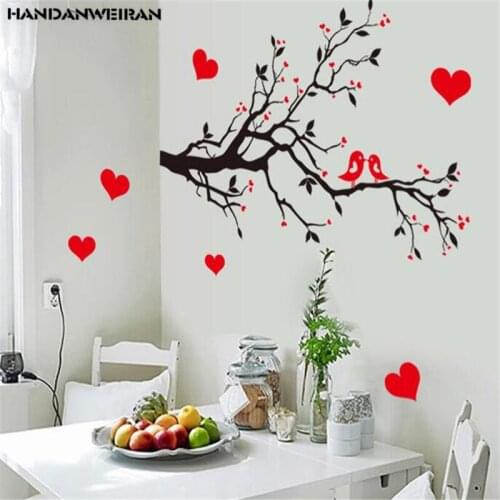 Наклейки деревья на стену HANDANWEIRAN China At AliExpress