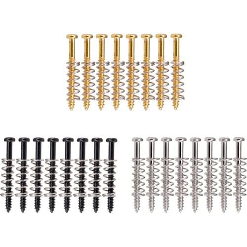 Exquisite Craftsmanship 8 Sets Pickup Screws Springs Replacement