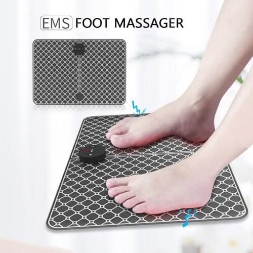 ABS Physiotherapy Electric EMS Foot Massager Mat Muscle Stimulator Improve Blood Circulation Relieve Ache Pain Health Care