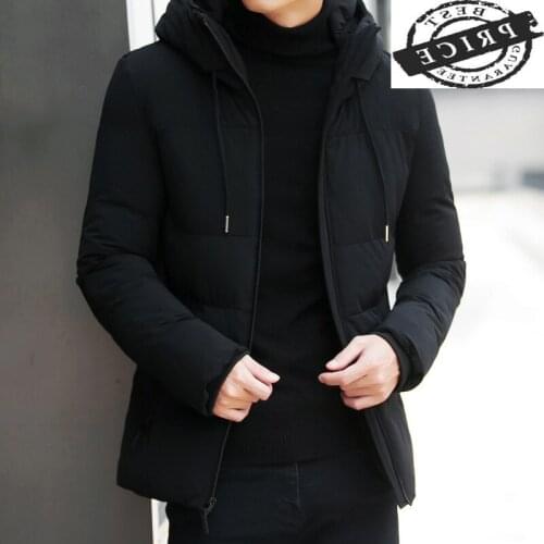 Jacket Men Winter 2021 Parkas Thick Down Cotton Coat Male Clothes Warm Hooded Hat Jackets Casual Tops Parka Hombre LWLa62