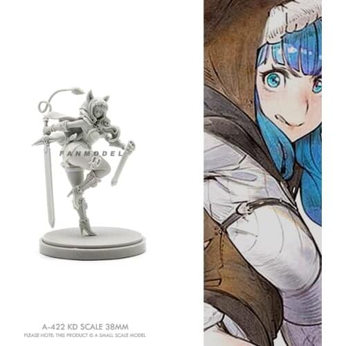 38mm Resin model kits figure beauty colorless and self-assembled A-422