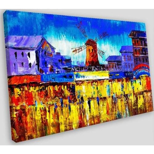 Paris Canvas Wall Art Print Poster Home Decor