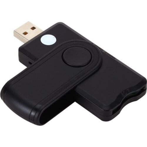 USB 2.0 Smart Card Reader Micro SD/TF Memory ID Bank EMV Electronic DNIE Dni Citizen Sim Cloner Connector Adapter Memory Cards