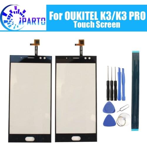Oukitel K3 Touch Screen Glass 100% Guarantee Original Digitizer Glass Panel Touch Replacement For OUKITEL K3 PRO