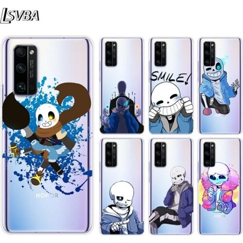 Undertale Sans Anime Silicone Cover For Honor 30 30i 10i 30S V30 V20 9N 9S 9A 9C 20S 20E 20 7C Lite Pro Phone Case