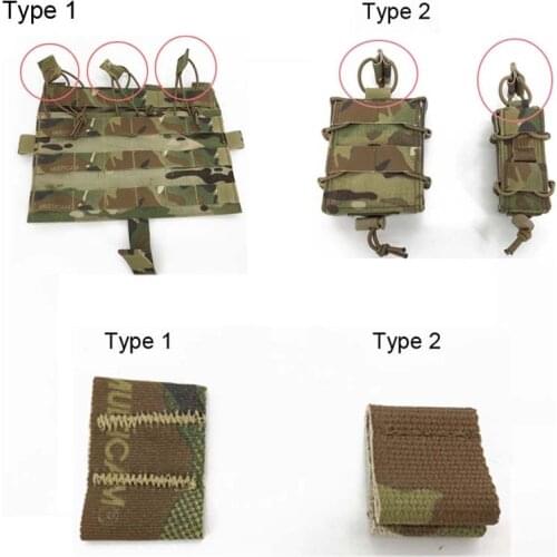 Tactical AVS JPC Vest Front Panel Webbing Loop Webbing Nose Quick Pull Webbing buckle for Mag Pouch