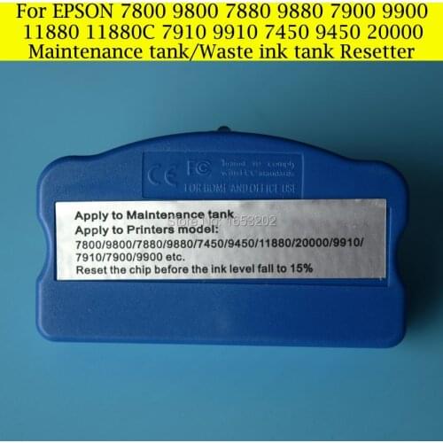 1 PC High Quality Maintenance Tank Chip Resetter For Epson 11880 11880C 7900 9900 7880 9880 7800 9800 7910 9910 Printer