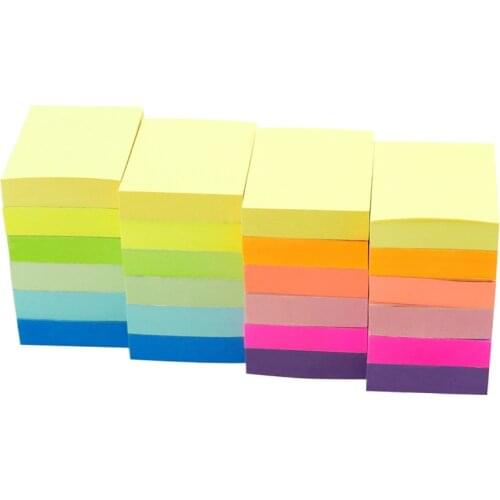 4A 301x24 Sticky Notes 1 1/2 x 2 Inches Pastel Assorted Planner Stickers Kawaii Notepad Stationery Self-Stick School Supplies