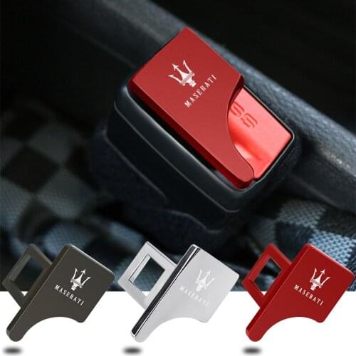 Car Safety Belt Clip Car Seat Belt Buckle Vehicle-mounted Bottle Openers for Maserati Quattroporte Ghibli GranTurismo GranCabrio