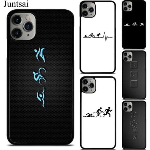 Triathlon Tri Life Case Fundas For iPhone 12 Mini 11 Pro Max 7 7Plus 6S 5S SE 2020 8 8Plus X XS Max XR
