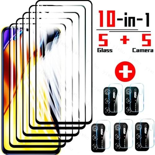 On Poco M3 Pro 5G Tempered Glass for Xiaomi Pocophone M3 Pro X3 Pro NFC F3 5G Glass Camera Screen Protector Mi 10T Pro Lite 11i