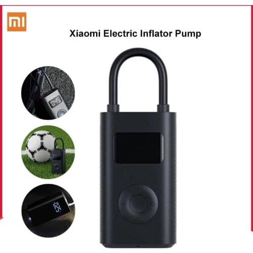Xiaomi Electric Inflator Pump Smart Digital Tire Pressure Detection For Scooter Bike Motorcycle Scooter M365 Pro Smart Car Pump
