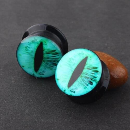 JUNLOWPY Ear Tunnels and Plugs Acrylic Black Screw Earring Gauges Expander Stretcher Body Piercing Jewelry for Woman Man 4-16mm