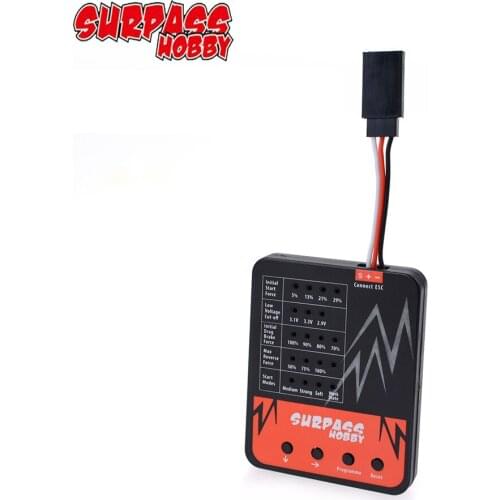 SURPASS HOBBY brushless esc Program Card LED Pocket-sized for 1/10 RC crawler car 45A 60A 80A Brushed ESC Programed
