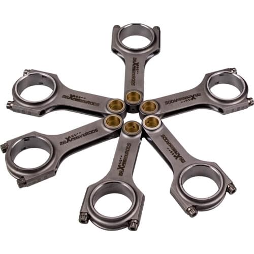 6PCS 4340 Connecting Rods for Triumph TR5 TR250 GT6 TR6 late model Conrods Con Rod 4340 EN24 Connecting Rods