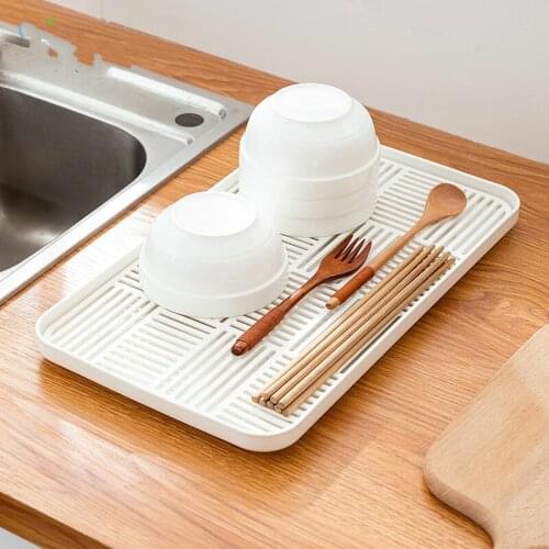 Kitchen Supplies Cup Organizer Drain Rack Dish Drainer Storage Shelf Tray Racks For Dishes Bowls Cutlery Organization