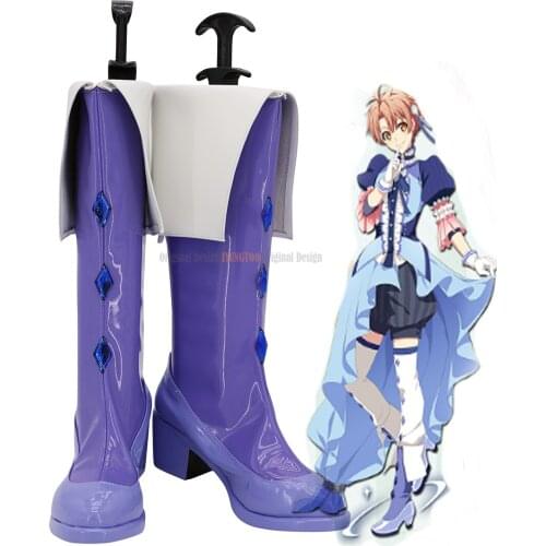Nikaidou Yamato Shoes Cosplay IDOLiSH7 Merchen Dream Version Nikaidou Yamato Cosplay Boots High Heel Shoes Custom Made
