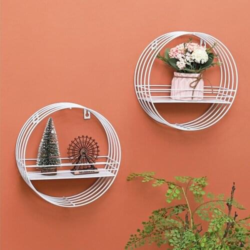Strong Wall Mounted Storage Rack Basket Bins Holder home bedroom cafe Decor