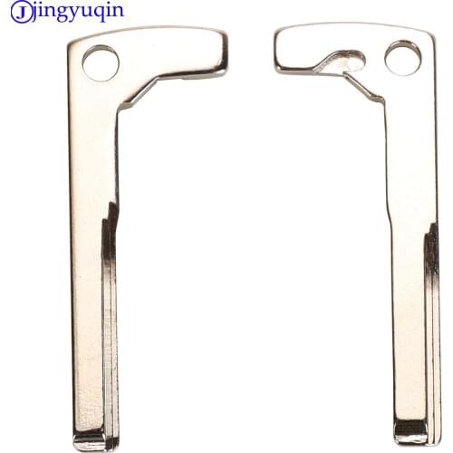 Jingyuqin Remote New Arrival Smart Chrome Blank Key Replacement Uncut Blade lade Insert For Mercedes Benz uncut key blade
