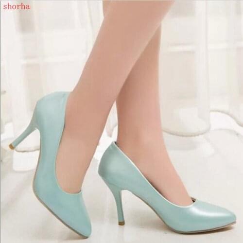 Wedding Woman Shoes fashion High Heels Pumps White Wedding Shoes Pointed Toe Pump Spring Autumn Dress Shoes