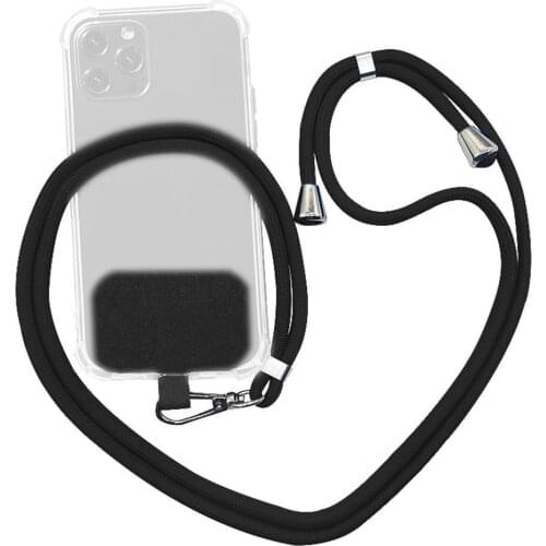 Universal Crossbody Nylon Patch Phone Lanyards Rope Mobile Phone Strap Lanyard Soft Rope For Cell Phone Hanging Cord