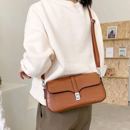 Luxury Pu Leather Handbags Women Small Shoulder Bags High Quality Ladies Crossbody Bags for Women Designer Female Messenger Bag